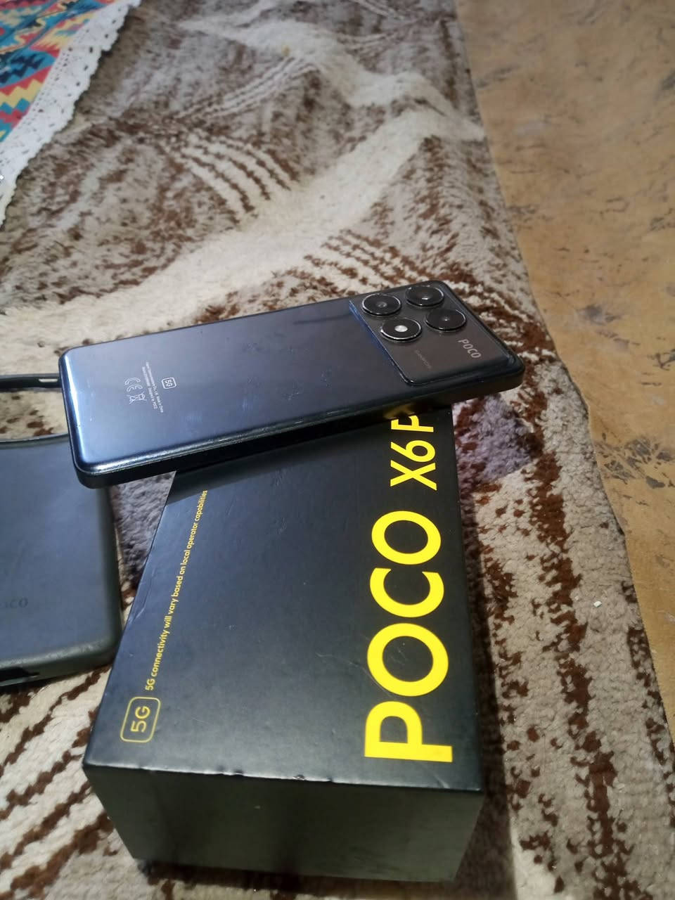 اسلام عليكم جهاز مستخدم نضافه 80/100 بوكو X6برو 120فريم ببجي ذاكره 512 /12GBبطاريه 5000 ملي امبير  السعر 250 بي مجال الطيبين    تنبيه الشاحنه ضايعه *********** البصرة ابو الخصيب
