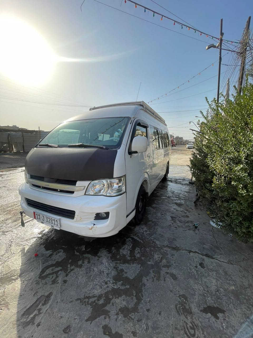 سلام عليكم
جنبي H2 مديل 2014 
رقم بغداد مصفره كلشي 
بيها صبغ بالربع الي وره باب الاسلايت فقط وبيها مكانات طخات مامعمره باقيه علوضعها والجامه الخلفيه مكسوره 
گير مكينه تخم تاير حداديه عينه صينيه فلاوين كله جديد ماتصرف عليه غير بس الجامه تفاصيل اكثر اتصل عالرقم *********** سعرها 135$ وبيها مجال مكاني بغداد الشهداء الثانيه
