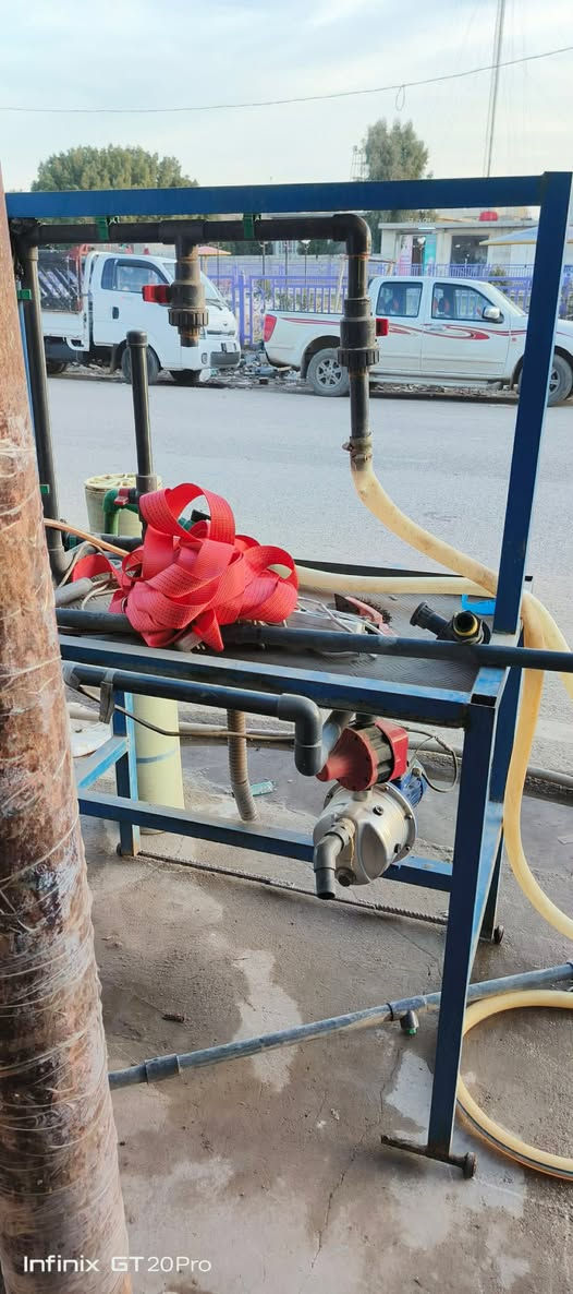 ياالله محطه ام الالف للبيع 
ماطور عامودي بنتكس 
ماطور طرحي بنتكس 
ملحقاته ميز ترس دبات مرتب 
مع ماطور بوستر 
مع تانكيات حجم 3000الاصلي 
السعر 15ورقه وبيه مجال قليل 
استفسار واتساب 
يوجد خدمة توصيل لجميع المحافظات العراق حسب الاتفاق 
***********
***********
