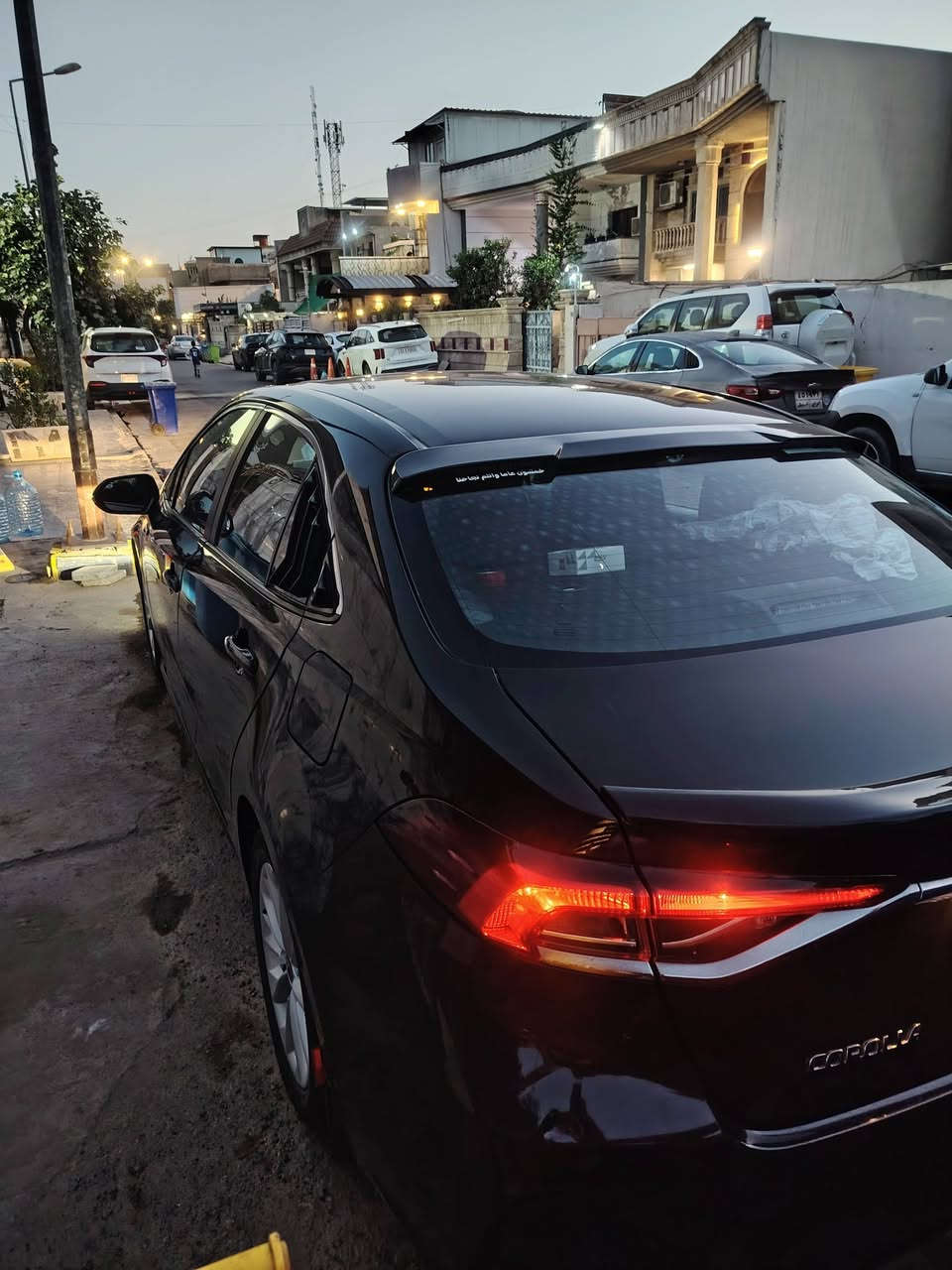 سلام عليكم كورلا موديل 2023
بانزين ياباني اصلي محرك 1800
سياره كفال عامة ماشية 31 
فول عد البصمة سياره وضع شركه 
فتحت سقف مرايات  اوتو دم
تبريد مناخ منفصل رقم بغداد بسمي مكان السياره بغداد قرب مستشف اليرموك سعر ١٧٠  وبيه مجال  ***********

