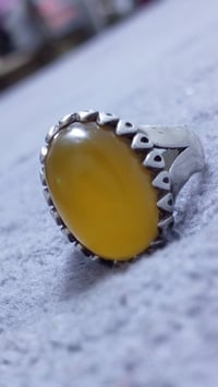 عقيق شرف الشمس • فضة 925 • سعر خاص