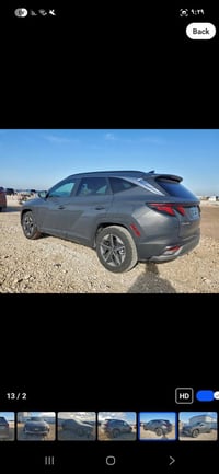 📣اعلان مزاد 📣 هونداي توسان 2026  الضرر :  كما موضح بالصور   عداد المسا...