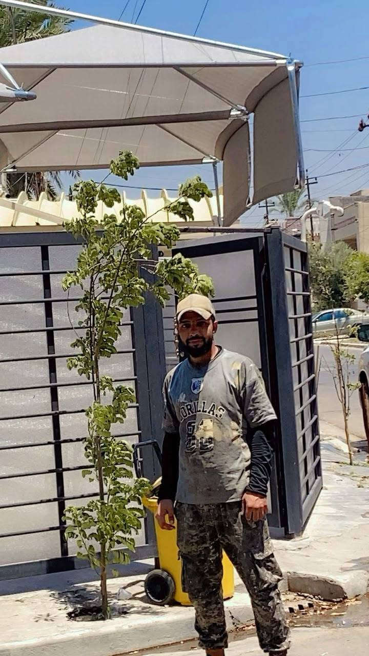 تم بعون الله عمل سقيفه هرميه في منطقة حي الخضراء ونشكر كادر مكتب الصادق اللسقائف كي سبان سعر المتر 40الف , ***********
