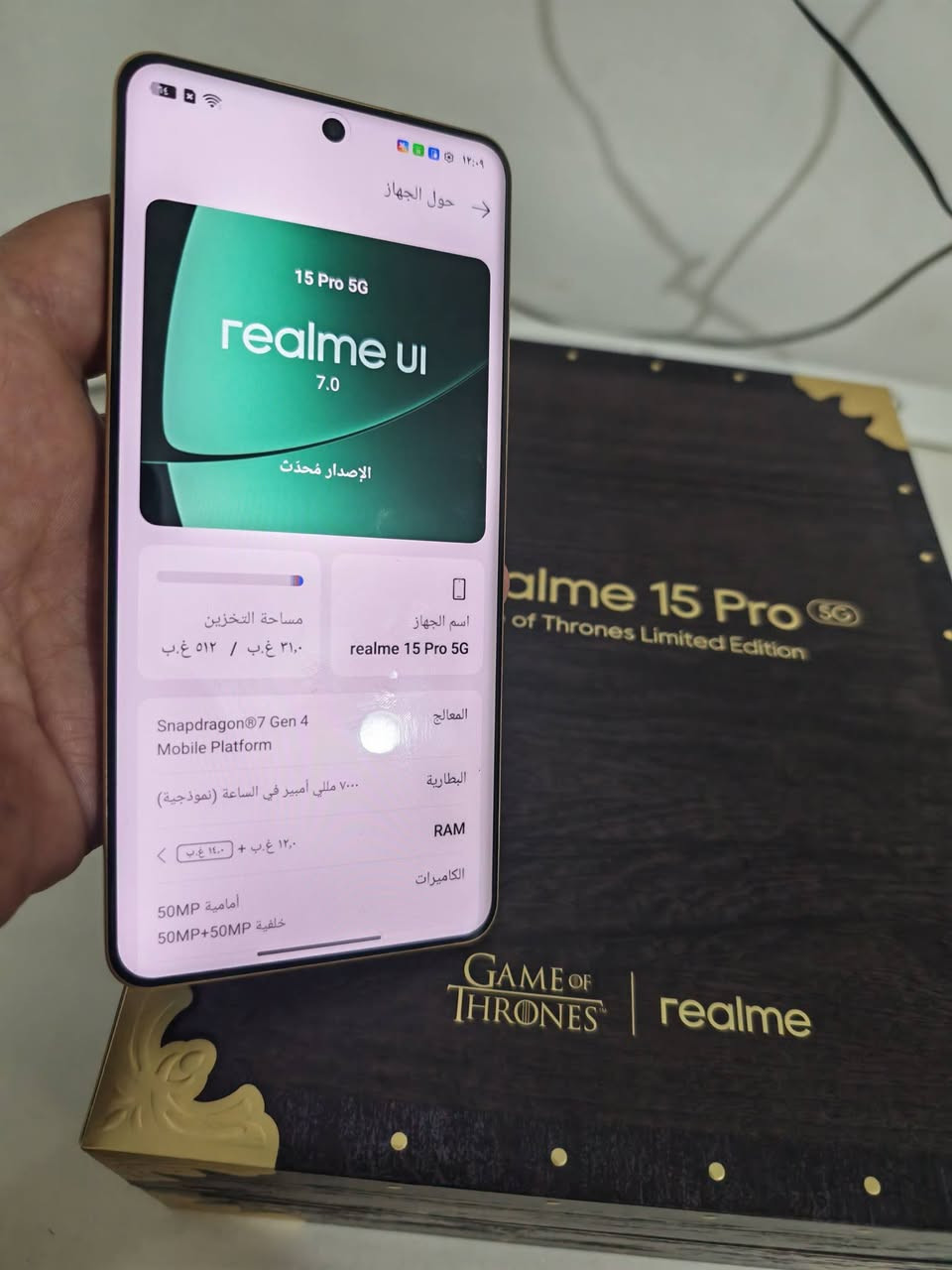 ريلمي 15 برو
النسخه الخاصه 
كامل ملحقات وغير مستخدمه
512 
نظافة 💯 
680 الف 
بغداد الكرخ 
يوجد توصيل 
***********
