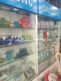 للبيع رفوف سامسونج بالاناره والزجاج العدد 9 بحاله جيده مكاني حي العامل...