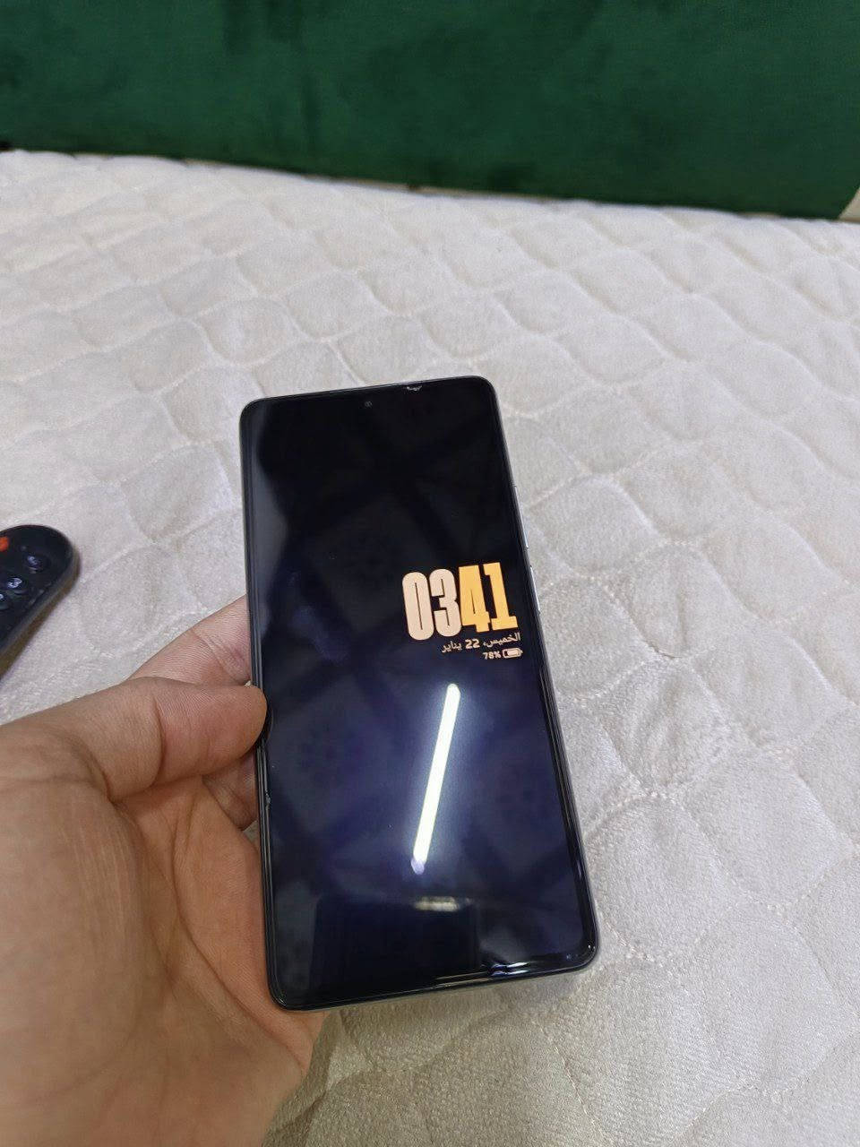 📱 للبيع: Xiaomi 11T (نسخة الـ 5G) - وحش الأداء والكاميرا
الحالة: [مستعمل نظيف جداً / كالجديد]

اللون: [أزرق سماوي]

• شاشة: AMOLED بتردد 120Hz و

• كاميرا: احترافية: دقة تصل إلى 108 ميجابكسل
تصوير فيديو بجودة 4K.

• سرعة صاروخية: معالج Dimensity 1200 بيشغل أقوى الألعاب (مثل ببجي 90 فريم ) على أعلى إعدادات بسلاسة.

•البطارية :بتدعم شحن 67 واط (من صفر لـ 100% في حوالي نص ساعة بس!).
📦 المواصفات والملحقات:

• المساحة: 128جيجابايت.

• الرام: 8 جيجابايت.

• حالة الشاشة: [خالية تماماً من الخدوش}
💰 السعر : [255 الف او للمراوسة مع ايباد ]
📍 المكان: [موصل]


**إذا كنت صاحب هذا الإعلان وتريد حذفه لأي سبب، رجاءا أرسل رسالة إلى الدعم الفني**