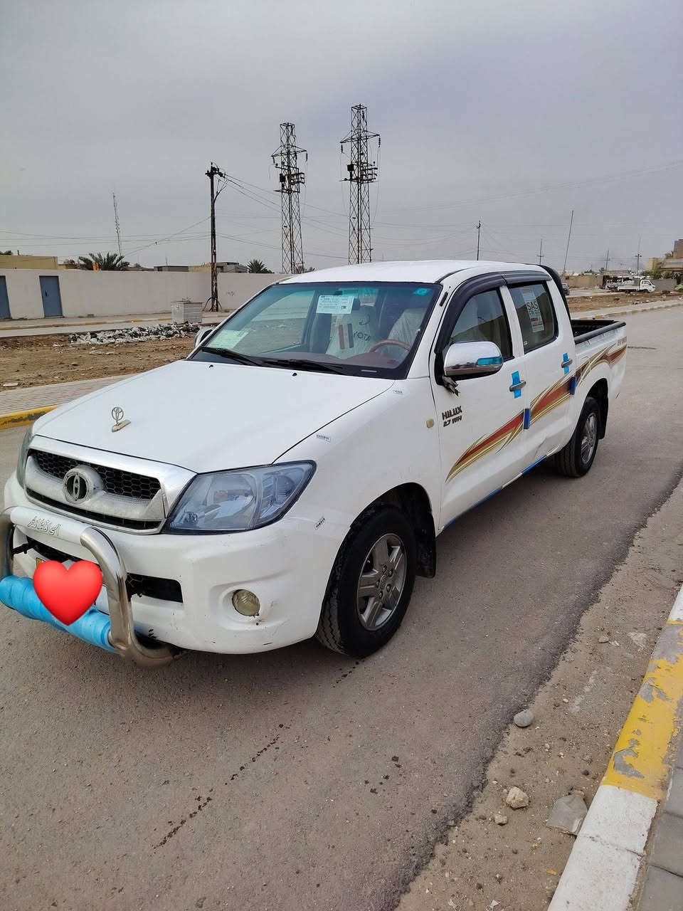 هايلوكس 2010 رقم ميسان انگليزي مميز  سنويه لل 30 هزه جديده شرط تحويل مباشر كير عادي بيهه تجيه جهت العبري اليمنه وصبغ  تخم تاير جديد حداديه جديده شاصي 19
مكان السيارة واسط  قضاء الصويره
السعر 112 بيهه مجال الشراي يتصل خاص ما موجود
***********
***********
