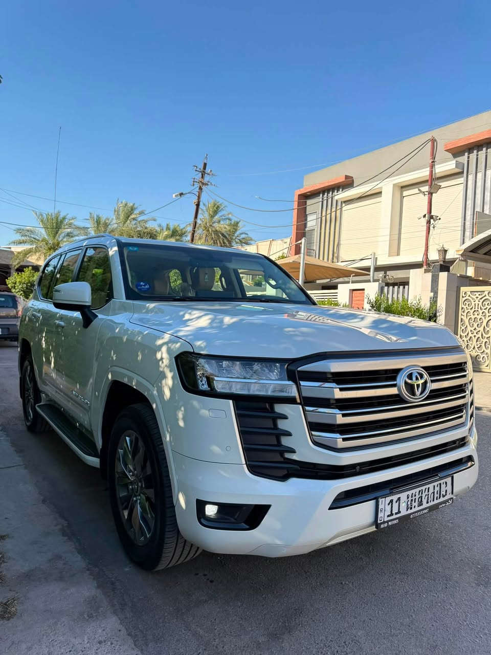 لاندكروز GXR
2022 ساز
مكفولة كفالة عامة من كلشي 
جديدة كلش السيارة بحالة وضع الوكالة لحد الان  
ماشية 54 الف كيلو حقيقي 
استخدامها قليل جدا
مواصفات 
الساز المعروفة 
3 شاشات تطبيق
شحن وايرلس 
ثلاجة 
حساسات امامية خلفية 
8 ايرباكات
3 قطع تبريد 
كراسي كهرباء 
تبريد بلكراسي 
مكان السيارة بغداد نفق الشرطة 
للاستفسار 
***********
