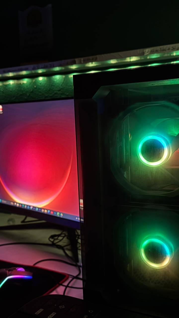 السلام عليكم سيت آب كامل وقوي كلش بسعر مناسب
‏GPU RTX 3060 ZOTAC 12GB 2FAN 
كارت نظيف كلش  
‏CPU CORE I5 14400F 10CORES 16THREADS 
RAM 16X2 32GB 3200HZ
‎ مو 16 لا ✅32 
STORAGE SSD 512GB 
M.2 NVME 1000GB 
مجموع تيره ونص بين SSD&M.2 
MOTHERBOARD ASUS PRIME H610M 
‏POWER SYPPLY 600+80 plus 
تبريد غازي  RGB 
‏CAES 4FAN ARGB WHITE COLOR متغير لاكثر من نمط 

الكيس كلش حلو وموصفاته عاليه كلش مايحتاج تطور شي من رام او تخزين او معالج او حتى كارت 

شاشه MSI 
MONITOR MSI 
27INCH 
165 HZ 
IPS 
0.5 MS 
شاشه خرافيه بكل المعاني ✅ 

KEYBOARDS 
RGB 
BULR SWITCH 
100% 
ماوس كيمنك مرتب كلش 

ماوس باد حجم كبير 

كرسي كيمنك مثل ماموضح بالصور نظافته وشغله سعر150الف قفل غير قابل لتفواض

سعره كامله السيت آب مليون و300 الف قفل قفل قفل 
وروح قيم القطع وحده وحده وشوف السعر مالته تريد جوه هذا السعر اعتذر مقدماً


**إذا كنت صاحب هذا الإعلان وتريد حذفه لأي سبب، رجاءا أرسل رسالة إلى الدعم الفني**