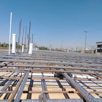 الحمد لله تم انجاز العمل اليوم اي شخص يحتاج حداد تسليح كادر كامل بغداد...