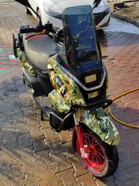 دراجة اباتشي جبلي من شركة عجلة الخليج  الملف 2500واط بطارية كرافين 35 ...