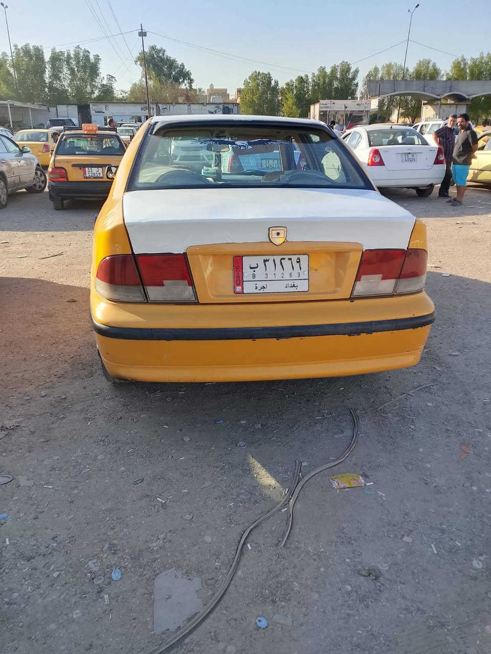 سمند موديل ١١
كير مكفول محرك مفول 
تخم تاير صدر جديد 
تبريد بي قطع واير 
نواقص البور اشتريته سوق سوده بي صوت 
سياره رقم بغداد بسم شخص من بغداد يريد تحويل مباشر 
السعر ٣٢بي مجال تاخذ مني السياره مصفره هيئه غرامات الرقم ***********
