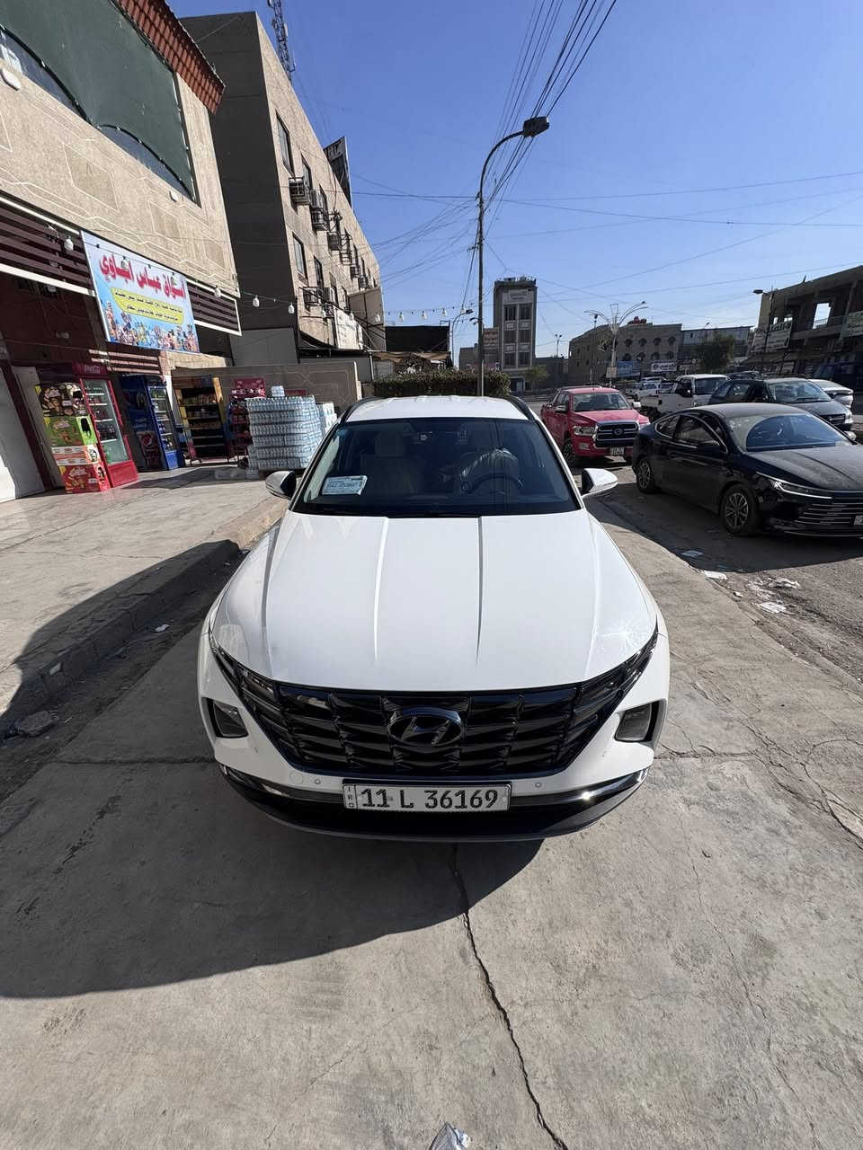 توسان 2024 بغداد مكفوله ماشيه 25 حقيقي بسمي رقم بغداد ***********
