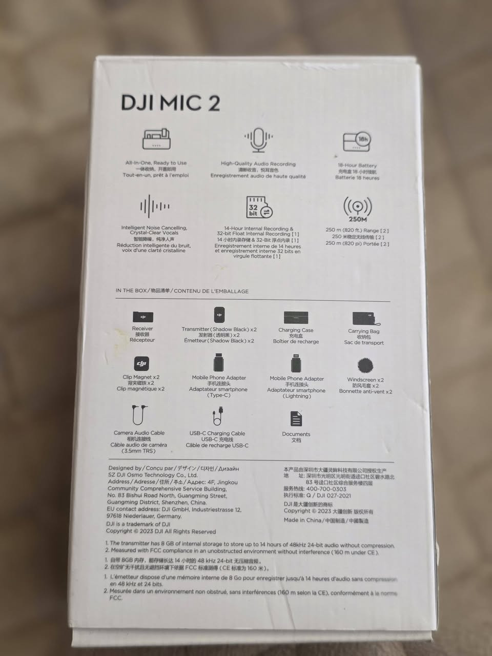 بيع DJI Mic 2
صوت بيها تسجيل موبايل كامره 
موبايل ايفون موبايل جالكسي
350الف بها مجال بعده جديد 
مكانك البصره الهارثه


**إذا كنت صاحب هذا الإعلان وتريد حذفه لأي سبب، رجاءا أرسل رسالة إلى الدعم الفني**