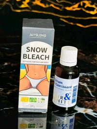 تبييض المناطق الحساسة • سيروم فرنسي • كريم Snow Bleach