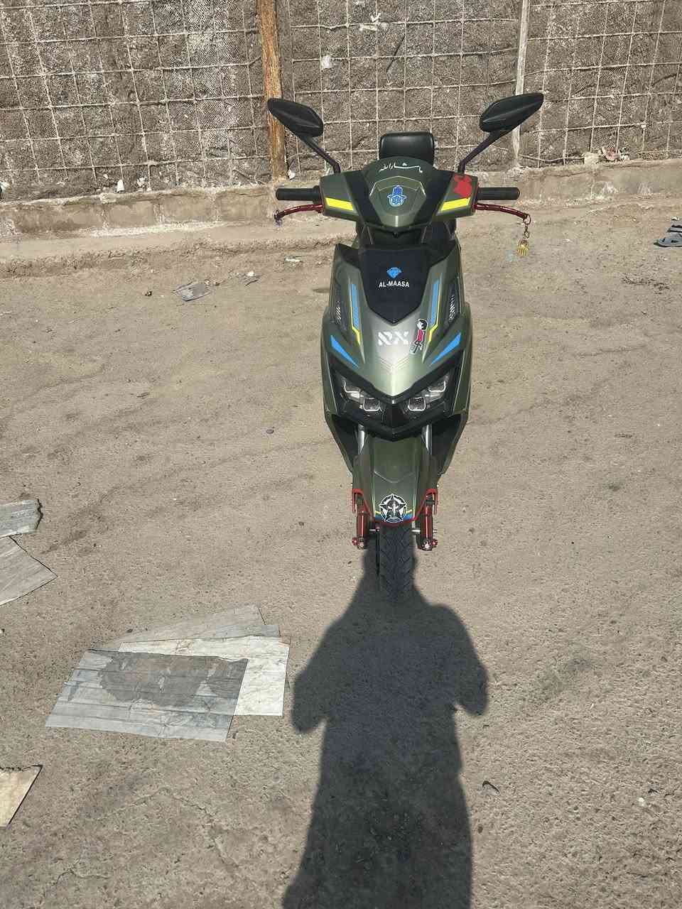 السلام عليكم دراجه شحن للبيع سكنس رياضي بالكامل تلث انضمه تشغيل نضام رجوع الى الخلف مثبت سرعه دبل اشاره سته باتري مسطرع ملف 3000اربع نمر الدراجه ما بيه اي شي كامله من كلشي للستفسار على الرقم *********** السعر خاص
