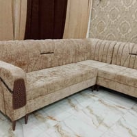 ديوان 9 مقعد • عراقي الصنع • خشب بلوك