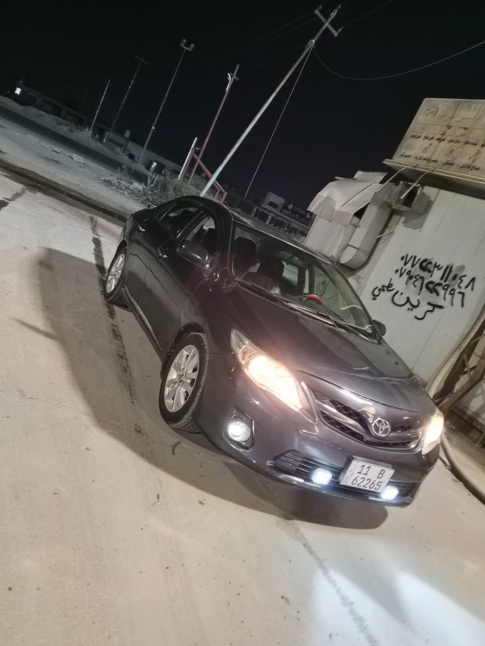 السلام عليكم كورولا موديل 2010 رقم انجليزي بغداد هزه جديده
السياره حلوه وكل نقص ما بيها وهذا السونار موجود بالصور بيها فقط ذني ثلاث قطع فقط تخم تاير جديد تبريد ثلج كير ومكينه خير من الله 
مكان السياره بغداد 
السعر 97 
رقم تليفون ***********
