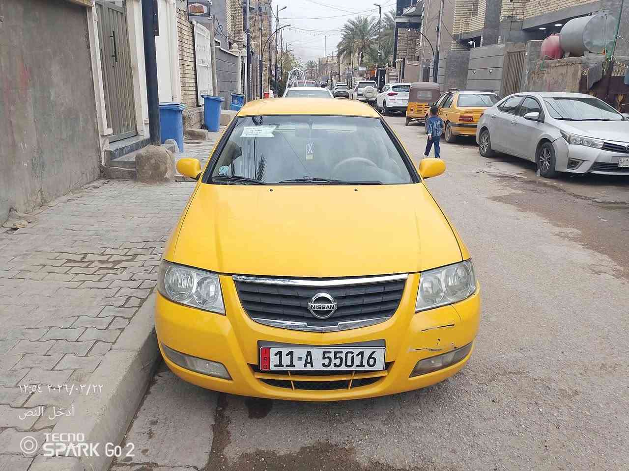 سلام عليكم نيسان خليجي موديل ١٢بيه جاملغ مبدل وثاني مصلح بدون دواخل كامله سياره لمكان بغداد لسعر ٧٨وبيه محال ***********
