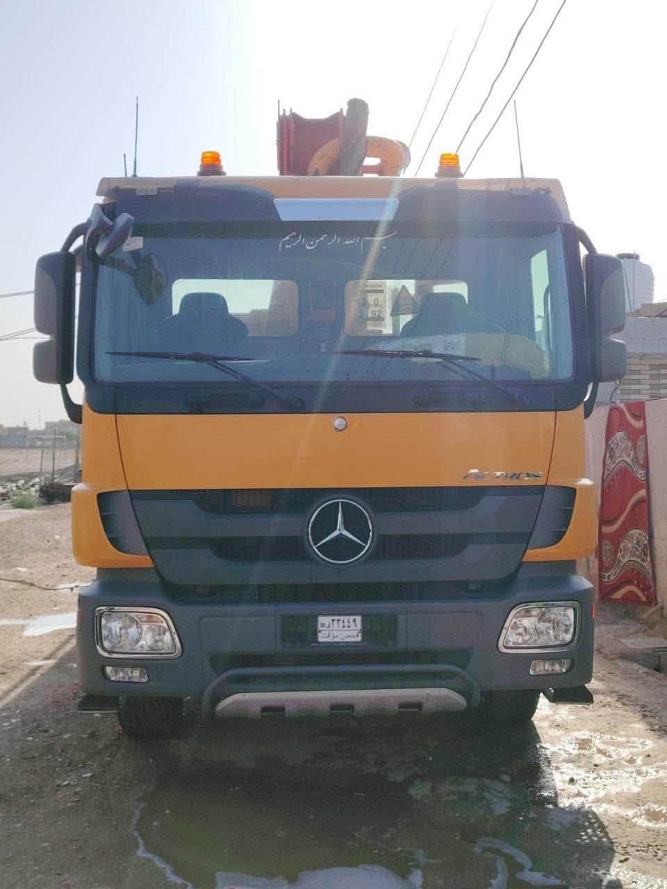 Mercedes-Benz Actros Putzmeister
بم  اكتروس 2007
بتس ماستر 
36 M 
الية جديده  وجاهزة وبدون اي نقص 
دافعه 190
ربل 230
المكان ميسان العمارة
رقم الهاتف  ***********
