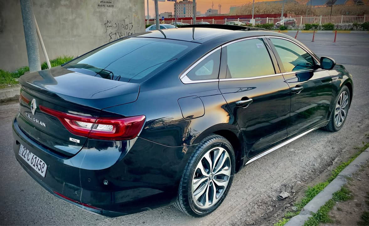 رينؤ تاليسمان موديل 2018 صفري شريكة 
 فول فول موسافات  بةشةرت يه ك ده رگا بؤياغه 100كيلو متر رؤيشتوه توند تول رةقم وسه نه وي نوي   گوشين سارد گةرم گوشين كارةباي داتاشؤي گوشين مساج بامؤراما فول فول مكينة 16 تؤربؤي    هه موي به شه رت   (سعر110)  *********** أربيل, العراق
