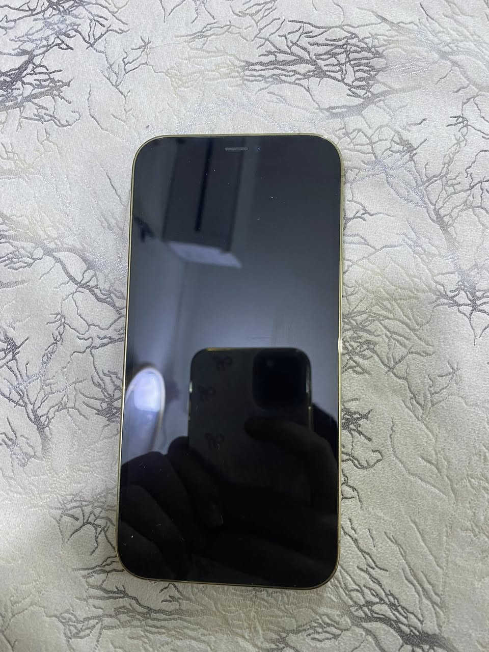 السلام عليكم ايفون ١٢ برو برو فقط ذاكره ١٢٨ بطاريه ٧٥ الجهاز وتر بروف مامفتوح بلادي كله جديد شخط مابي فقط السماعه مالته مال اتصال واكفه سبيكر يشتغل فقط 
العنوان بغداد الشعب 
السعر ٣٥٠ وبي مجال شي قليل للشراي 
***********
