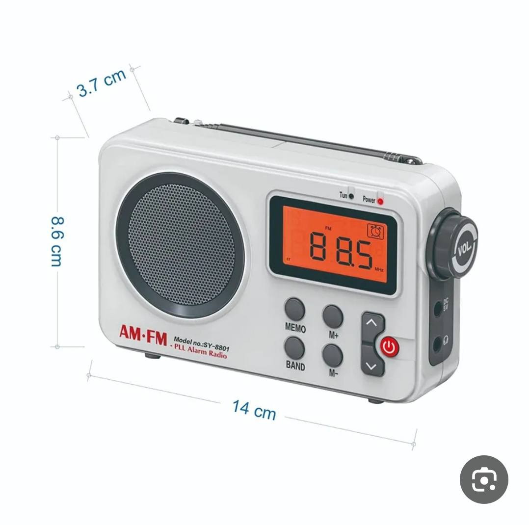 راديو يعمل ع بطاريات
موجات Am Fm
متوفر توصيل كل محافظات العراق


**إذا كنت صاحب هذا الإعلان وتريد حذفه لأي سبب، رجاءا أرسل رسالة إلى الدعم الفني**
