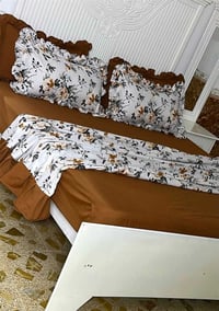 فرشات خياط • تصميم تركي • طقم فرشات • 7 قطع • مخاد • غطاء سرير • قماش ...