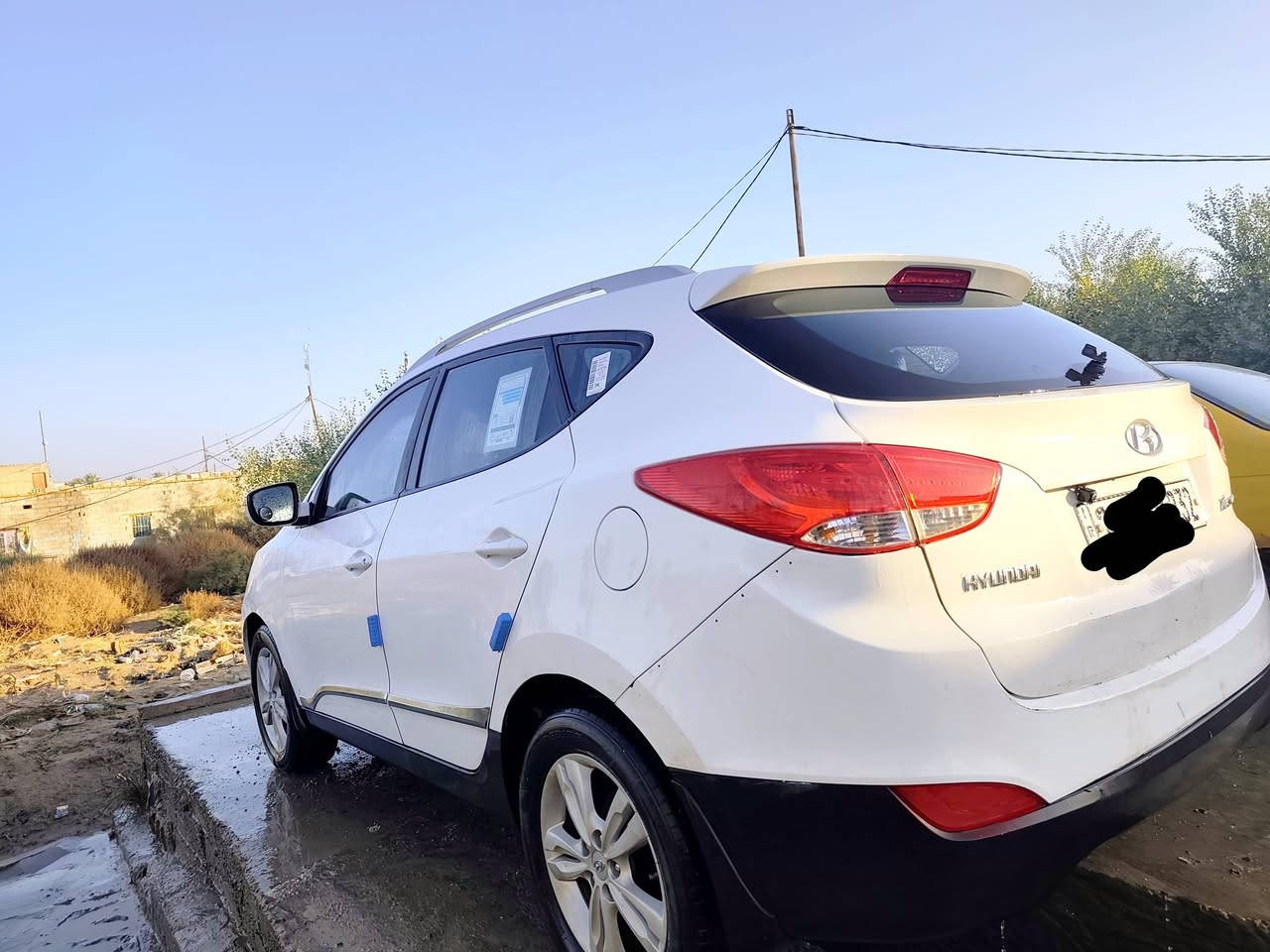 السلام عليكم
توسان 14 خليجي  
كير محرك كفالة
حدادية جديدة تخم تأثير جديد
بيهه جاملغ خلفي والتكمة صبغ فقط 
والبيبان مفتوحة 
السعر 130 
الديوانية قضاء الشامية 
***********
