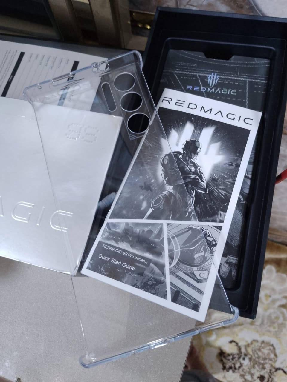 📱 REDMAGIC 9S Pro
للبيع موبايل
📱 REDMAGIC 9S Pro
تفاصيل الجهاز بلفيديو والصور!!!
المواصفات:
المعالج: Snapdragon 8 Gen 3 (نسخة قوية للألعاب)
الرام: 16GB  
الذاكرة: 512GB
الشاشة: دقة 2480×1116 مع 120Hz
البطارية: 6500mAh
النظام: Android 15 مع واجهة RedMagic 10
📌 الجهاز قوي جداً للألعاب مثل PUBG وCOD
📌 الاستخدام: قليل جدا مال جناي والجهاز جديد مع وصل الشراء ،
 السعر: (700 وغير قابل للتفاوض رجاء)
📍 المكان: (كربلاء المقدسة ،، خارج كربلاء مابيع ليريد يشتري يجي للبيت)


**إذا كنت صاحب هذا الإعلان وتريد حذفه لأي سبب، رجاءا أرسل رسالة إلى الدعم الفني**