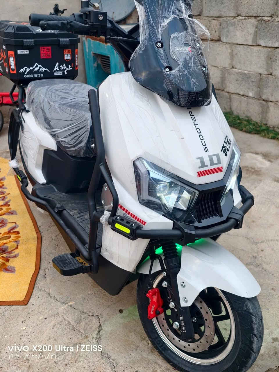 تمشي65كيلو. نضام رجوع للخلفR
. خلاط. نضامABS
سعر. خذته1100
ابيع875
شراي خاص
دراجه شحن. بينج صاعقه. .باتري جرافين معروف بجودته افضل انواع الباتريات جديد  سرعه85.


**إذا كنت صاحب هذا الإعلان وتريد حذفه لأي سبب، رجاءا أرسل رسالة إلى الدعم الفني**