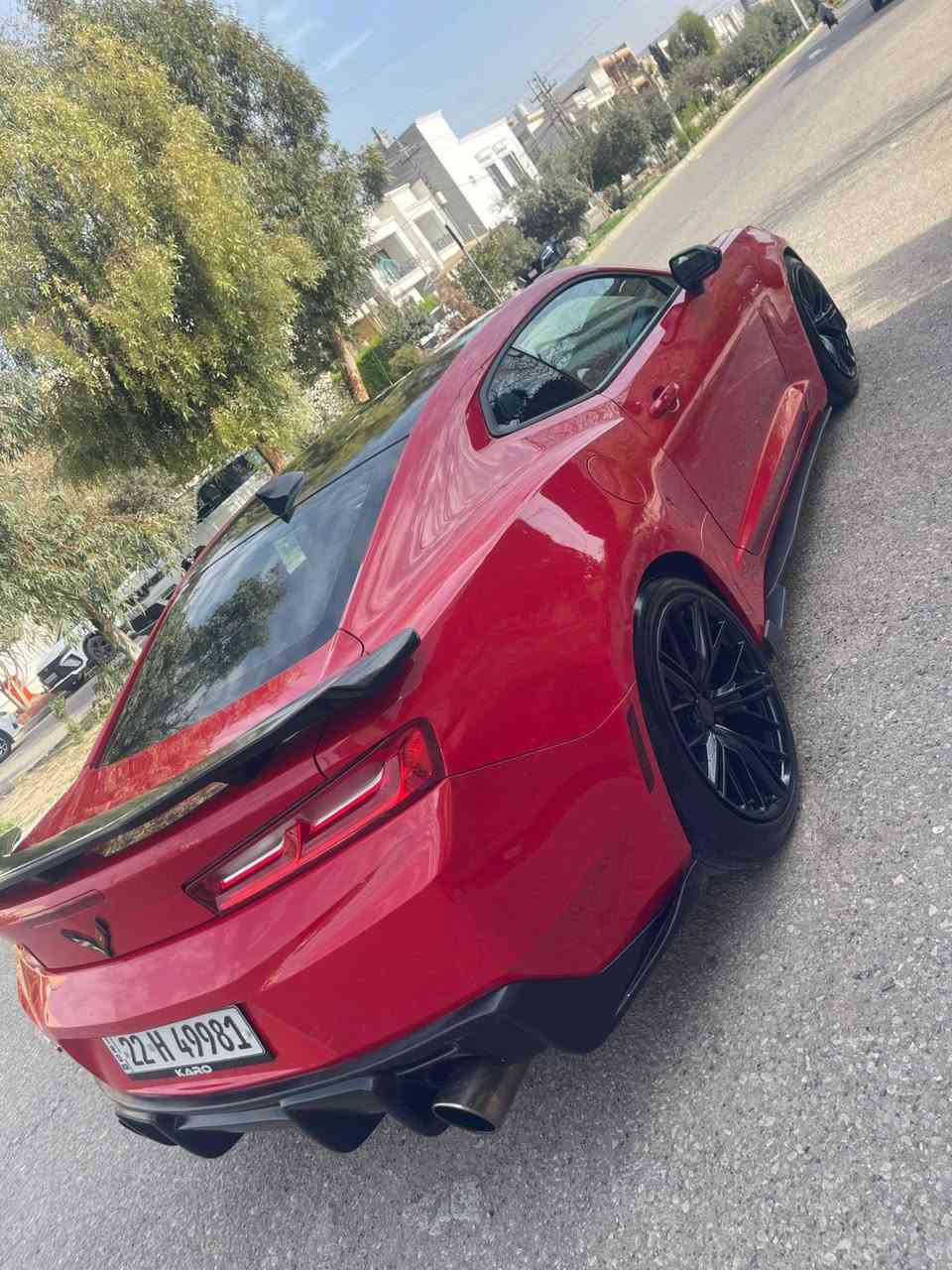 للبيع كمارو 2016                  ماشي 73 سياره بي قطعتين صبغ ومكانين بارد محرك 4 سلندر بدون عيب بدون فتح  سنويه هزه فحص كله بل شرط.                  مكان سياره اربيل     سعر 100 يعني دفتر
***********
فقط بيع
