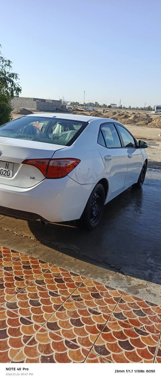 سلام عليكم للبيع كورلا موديل 2018
مواصفات LE محسن. ماشيه 60.m 
رقم بغداد دولي سنويه لل2031 هزه 27
اللون ابيض ثلجي رادار تحديد مسار
حجر بيئه هيترات بلمري داخل صحراوي
لونين محرك وكير وصدر شرط وضع شركه 
تخم تاير  باتري جديد تبريد شركه 
ضرر جاملغ خلفي واربع اصابع بلبنيد
 بدون ارباك شرط (رقم الشاصي بلمنشور) 
السعر 138 وبيها مجال 
مكاني تكريت
***********
***********
