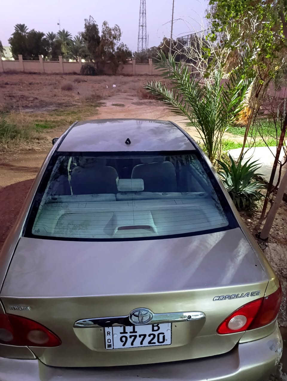 السلام عليكم
للبيع كورلا 2008 وارد امريكي مكينه 1800 مكينه وكير مكفولات صدر امامي وخلفي توب رقم بغداد انكليزي ضررها الجاملغ الخلفي بدون دواخل السياره بيها صبغ حزام للجماليه السعر 73 وبيها مجال  مكان السياره ديالى 
المقدادية ***********
