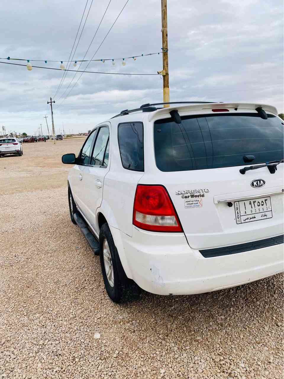 كيا سورنتو 2006
صبغ جاملغ امامي الايسر والايمن فقط 
جاهزه محرك وكير خير من الله حداديه جديده 
تخم تاير رقم بغداد تحويل مباشر
مكان السياره الانبار الرمادي.
*********** الرمادي, الأنبار
