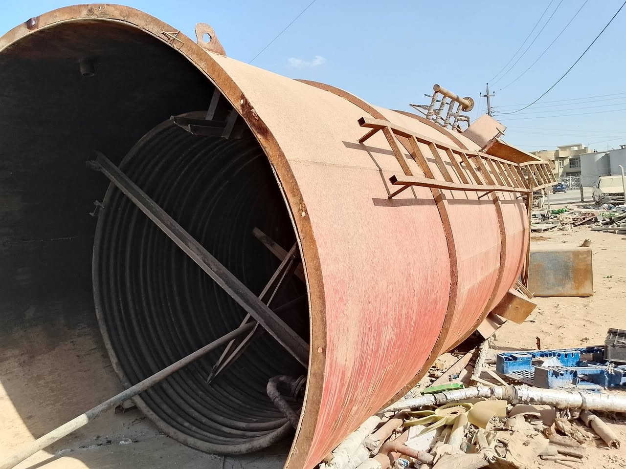 السلام عليكم تنكيات سايلو هيتر داخلي البيع الموقع بغداد جسر ديالى الكرغوليه واستفسار ع رقم هاتف ***********
