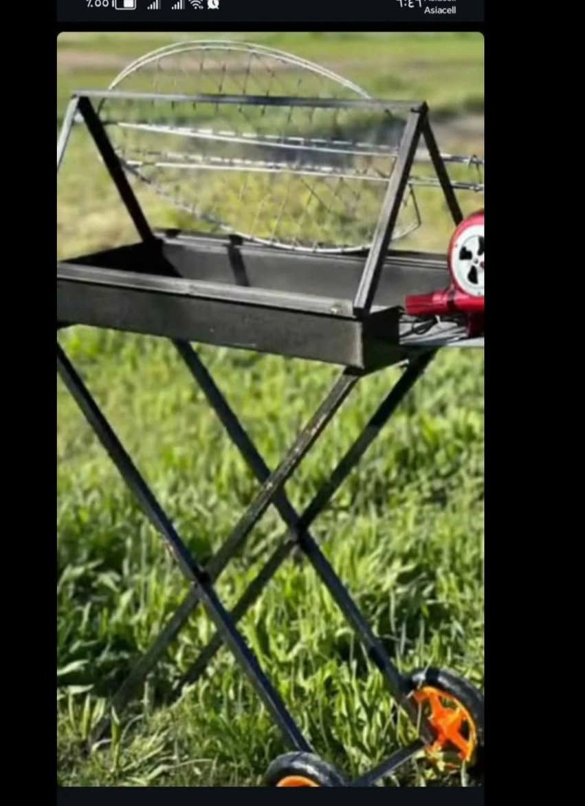 منقله سمكية حديد ٢ملم ثقيل درجه اولى 🔥🔥🔥
صبغ حراري تطبك ما تاخذ مكان كبير🥩
 ترهم للبيت او للسفرات🍔🍗
 مع ماطور كهربائي أو ماطور يدوي
ومسكافه دجاج أو مسكافه سمك ومهفه كبيره 😍
مع ٦ شيش كباب ٦ شيش تكه
جل فحم بديل نفط
جفجير فحم كامله 
خدمه توصيل لكافه محافظات العراق 🇮🇶🇮🇶
شرط اذا مو درجه اولى ترجع 👍
لطلب خاص او واتساب ***********
