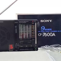من نوادر اجهزه اليابانيه  سوني ICF-7600A انتاج اليابان 1981 جهاز على و...