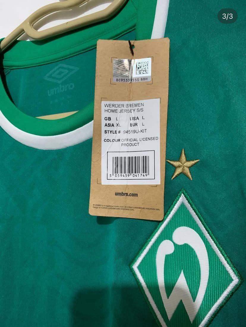 الحاله : اصلي وكالة غير مستخدم
الاسم: فيدربريمن الألماني موسم 2021

القياس : XL

السعر : 20,000 مع التوصيل 🚚

يوجد توصيل الى جميع المحافظات العراقية⁩⁩⁩


**إذا كنت صاحب هذا الإعلان وتريد حذفه لأي سبب، رجاءا أرسل رسالة إلى الدعم الفني**