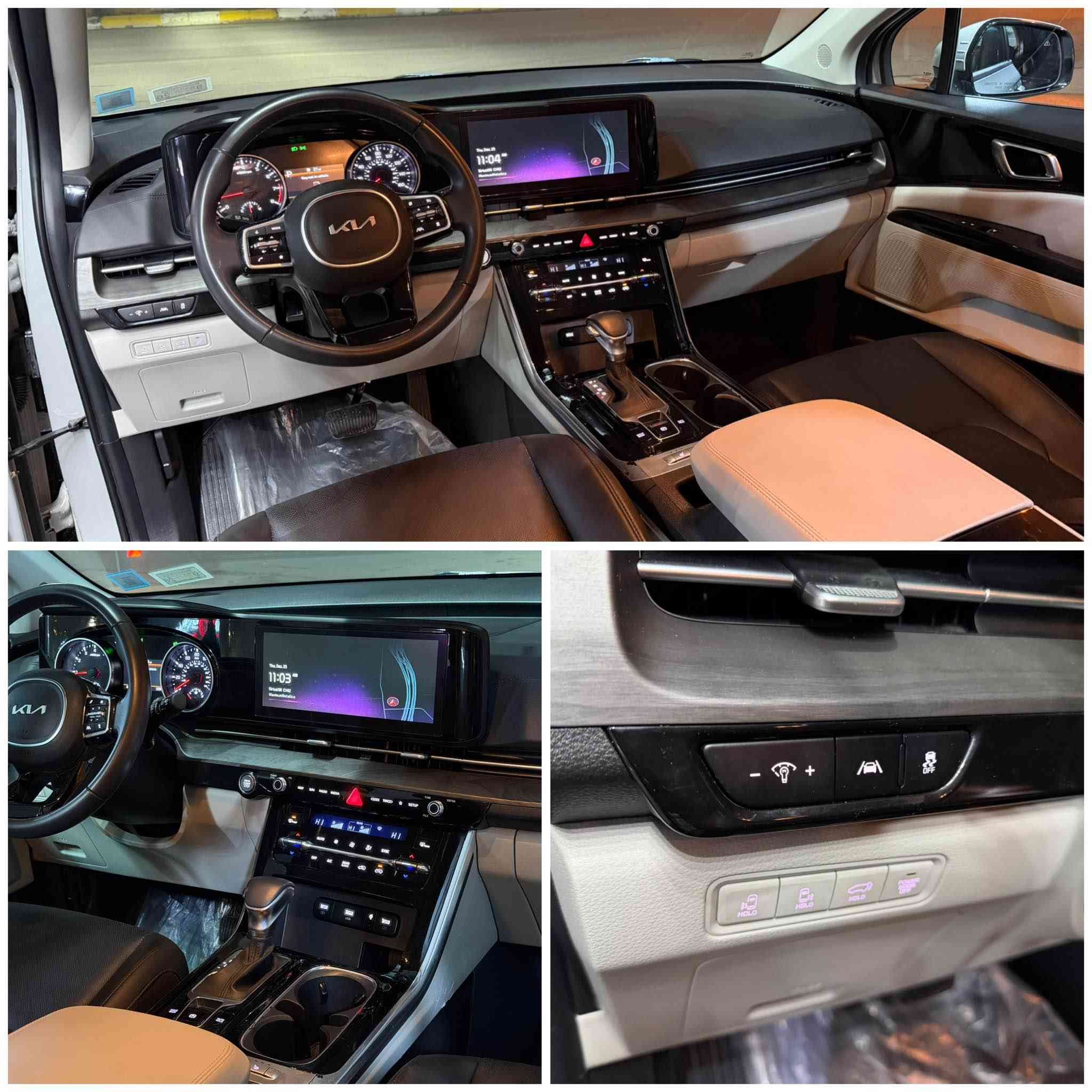 كيا كارنفال MPV EX 2024
ستة سلندر مكينة 3.5 مرغوب
السيارة فول فول مواصفات
سبعة راكب درجة اولى
الباب كل الابواب جك بصمة
كل الجامات بيها بردة
كل الكشنات بيها مكان شحن 
لايت الامامي و الخلفي بيها led ليت ئوتو 
بصمة شغالة 
بريك ئوتو رادار على خط الشارع
بيها خمس كامرات
شاشة ئلكتروني 
والشاشة لمس
كوشن جلد
كوشن هيتر
كوشن كهرباء
ئوتو هولد
بيها درايف مود 
اكو بعد اهواي مواصفات 
السيارة ماشية بس 22 مايل 
بيها رقم كاتي تترقم محافضات شمالية لمتد شهرين
بس البنيد صبغ
بدون داخل
ئيرباك بس الستيرن طاك متغير اب بلادي 
السعر 277
 للاتصل لغة عربية *********** 
واتساب مكان السيارة سليمانية
*********** السليمانية, العراق
