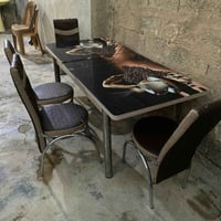 ميز • ٤ كراسي • تحتاج براغي