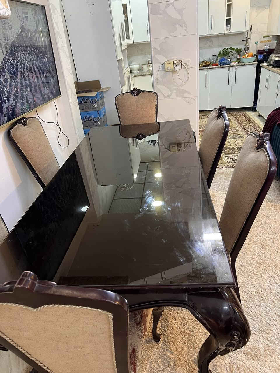 ميز 6 كراسي طول مترين عرظ متر كلش نظيف وميز ثكيل نوعيته كلش زينه ابيعه بسعر مناسب مكاني بغداد


**إذا كنت صاحب هذا الإعلان وتريد حذفه لأي سبب، رجاءا أرسل رسالة إلى الدعم الفني**