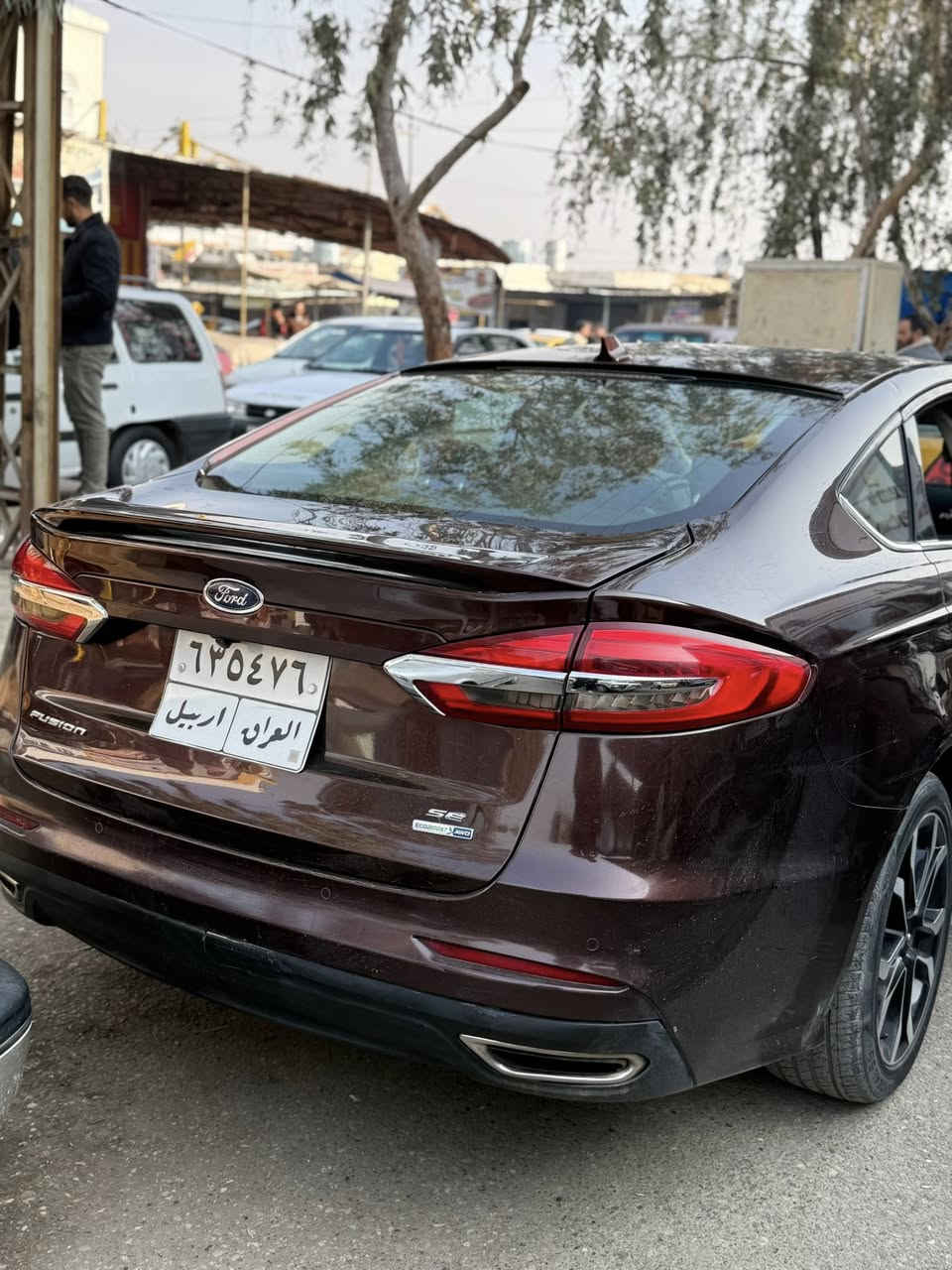 السلام عليكم 
فورد فيوجن 2019 للبيع

مواصفات السياره SE 
1- محرك 2000 تيربو
۲ - بصمه تشغيل  شركه وكود ع الباب
3-كامره دواره  حسسات خلفية 
4-تبريد امامي وخلفي
- حساسات خلفيه +رادارات
ه - كشنات السائق والنفر كهربائي
٦ - كير ماوس 
٧-لد امامي 
٨-فول تحكم استيرن
۹ - شاشه اصلي
١٠ -اقتصادي عادي  سبورت شفتات سبورت
۱۱ - شاشه صغيره بالدشبول للترحيب ولاعطاء العطلات
12- نضام مانع انزلاق
السعر 115 وبيها مجال

بيها 2 قطع صبغ جاملغ وبونيد بدون دواخل
(***********)(***********)
