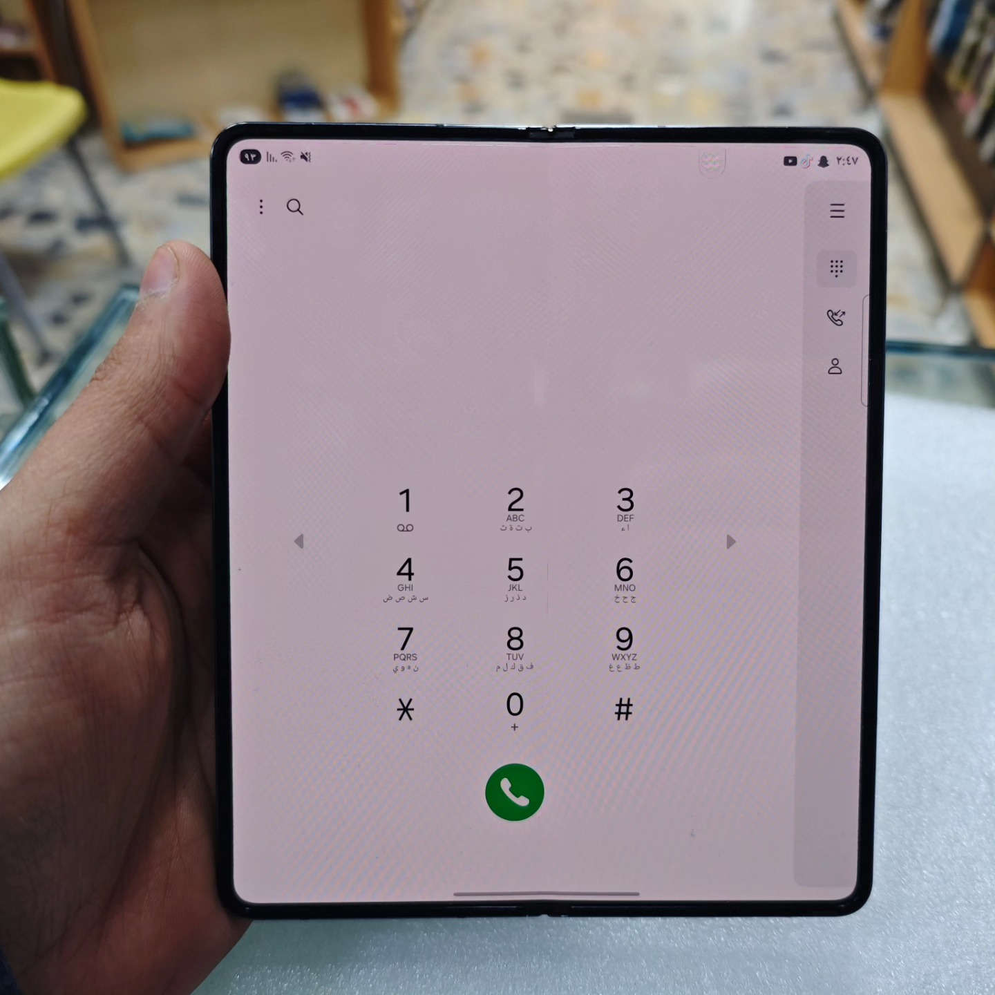 مستخدم 
سامسونك فولد 4 نظافة 100% 
السعر 485 الف دينار 
🔻🔻بيع نقداً وبالقصد لحاملي بطاقة الرافدين
بدون كفيل وبدون مقدمة

  ***********

العنوان:- الرمادي / شارع السينما / قرب مكتبة بغداد / مكتب الجوهرة البيضاء 
يوجد توصيل جميع محافظات العراق
