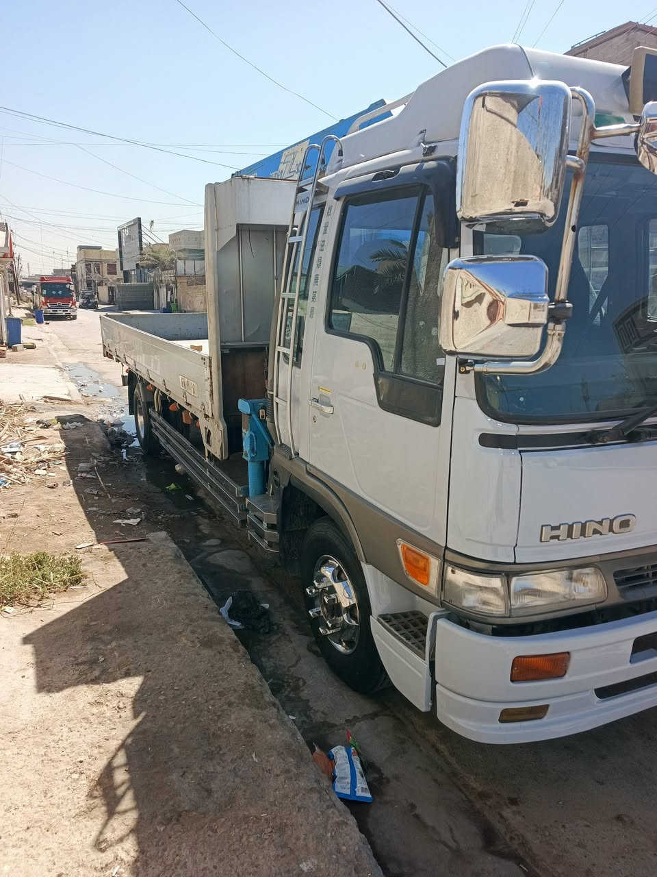 سياره هينو للبيع موديل 1995مكينه 80عادي كرين بسلاتين    ***********
