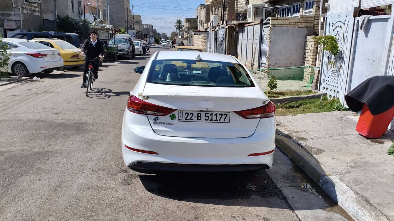 السلام عليكم النترا 2018
وارد امريكي مكينه 2000دوش كير AT بلاد
رقم اربيل نص فول ماشيه 110 
تحكمات ستيرن
اشاير بل مري
رادارت خلفي امامي 
شاشه ذكيه
تبريد ثلج❄️ وتدفئه 
كامره خلفيه
مانع انزلاق
مثبت سرعه
تخم تاير جديد 
السياره شرط وكاله 
حادثه جاملغ امامي مال الصدر بدون دواخل موجوده صوره الحادث بل منشور  
السعر 125بيه مجال 
العنوان بغداد حي العامل للاستفسار ***********
