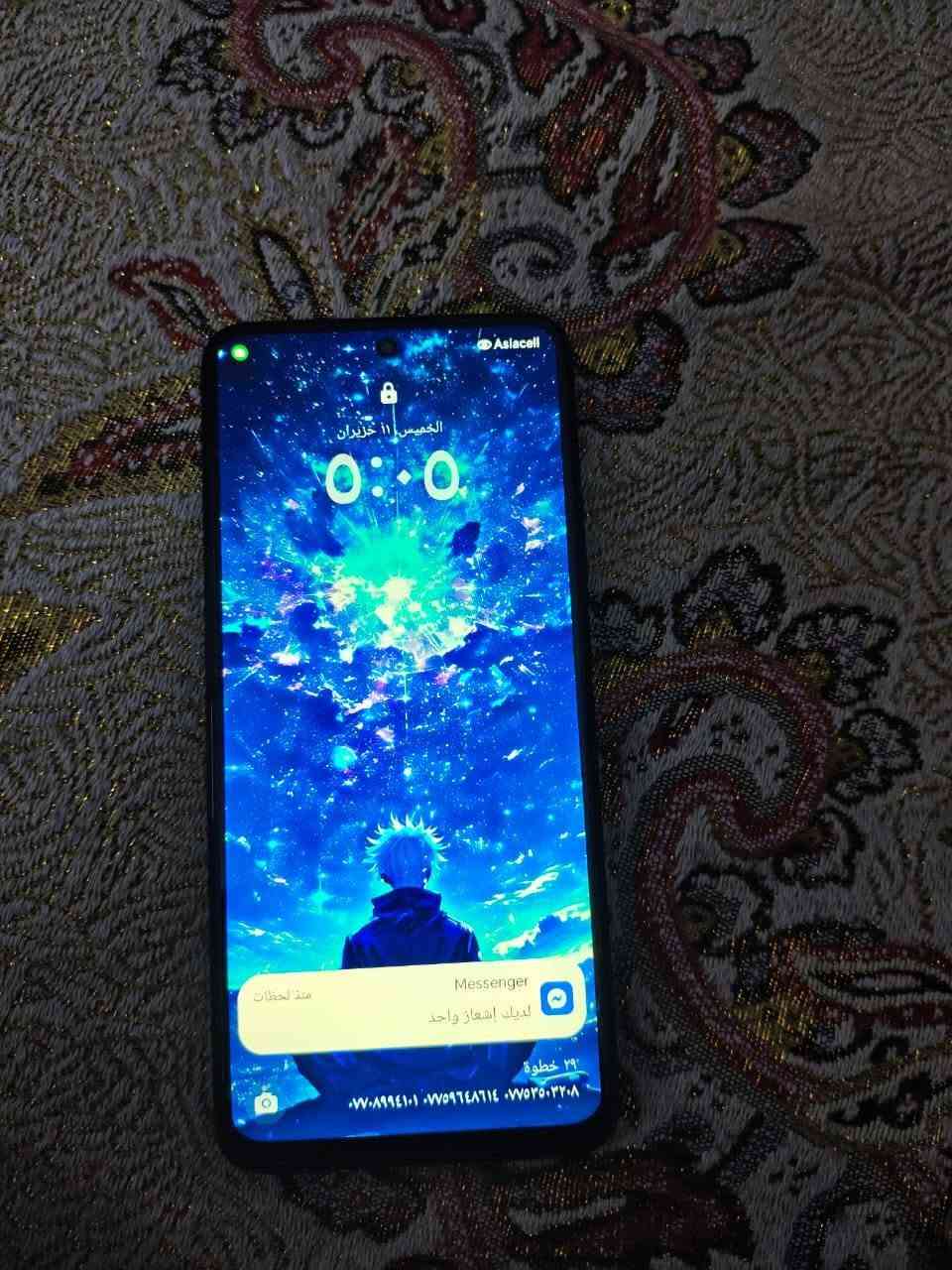 للبيع هاتف HONOR X7d بمواصفات قوية ونظافة تامة! 📱✨
لكل من يبحث عن جهاز عملي، بذاكرة ضخمة، وبطارية عملاقة للألعاب والاستخدام المكثف، متوفر الآن جهاز هونر نظيف جداً وعلى الفحص.
​المواصفات المؤكدة للجهاز:
🔹 اسم الجهاز: HONOR X7d.
🔹 المعالج: Qualcomm Snapdragon 685 (أداء مستقر وسلس جداً).
🔹 الذاكرة الداخلية: 256 جيجابايت (الإجمالي) لتخزين كافة ملفاتك وألعابك بدون قلق.
🔹 الرام (الذاكرة العشوائية): 8 جيجا رام + ميزة (HONOR RAM Turbo) لسلاسة تامة في التنقل بين التطبيقات الثقيلة.
🔹 البطارية: 6500 مللي أمبير (البطارية الأقوى في فئتها، تدوم معك لأيام وتتحمل الاستخدام الشاق).
​حالة الجهاز وملحقاته:
✅ الجهاز غير مفتوح وغير مصلح نهائياً، وبحالة الوكالة (نظيف جداً).
✅ يأتي بكامل ملحقاته: الكرتون الأصلي + الشاحن الأصلي + كفر حماية.
​💰 السعر المطلوب: 280 ألف دينار.
📍 الموقع: بغداد.
​📥 للمهتمين والشراء، يرجى التواصل مباشرة عبر الرسائل الخاصة.


**إذا كنت صاحب هذا الإعلان وتريد حذفه لأي سبب، رجاءا أرسل رسالة إلى الدعم الفني**
