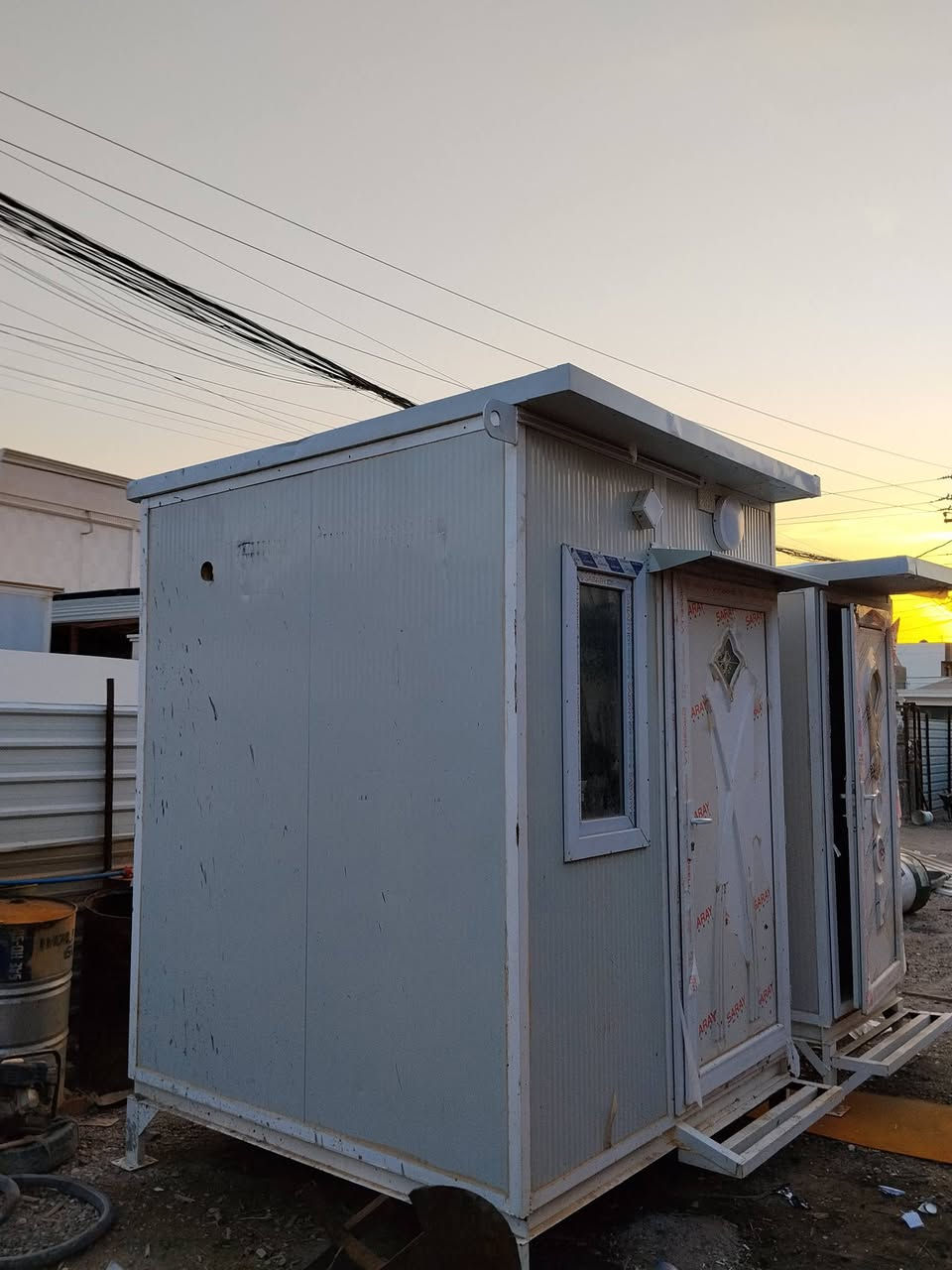 كرفان 2x2 متر السعر 650
صحيات 1x1 السعر 300
***********
