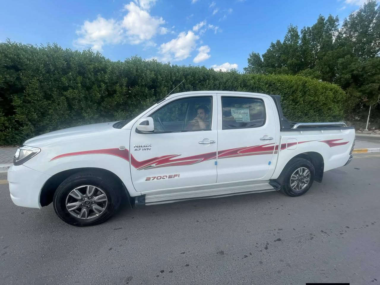 سلام عليكم تيوتا هيلوكس2011 سعودي جملق الايمن مبدل وال دعاميه الاماميه مبدله وباردات قليله بيها رقمها بغداد مشروع وطني
شاصي 12 ماشيه245 ميكنه كير مكفولات تبريد ثلج❄•••سعرها185وبيها مجال ***********
