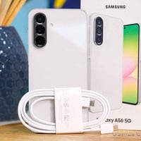 سامسونج A56 5G  ذاكرة 256 رام 12......... (اعلى رام مو 8)  لون ابيض  م...